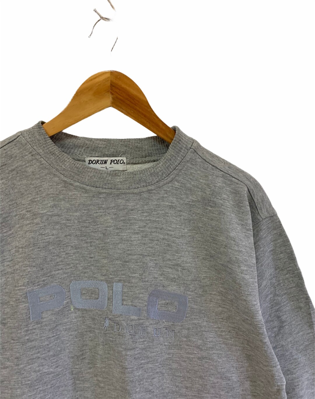 Buy Vintage 90s Polo Dorun Sweatshirt Big Logo Spellout Jumper 