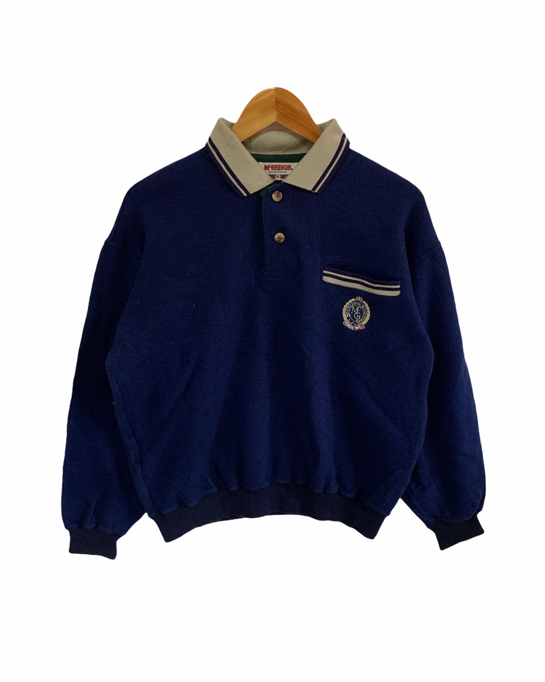 Vintage 90s mc gregor sportswear sweatshirt small logo collar | Etsy