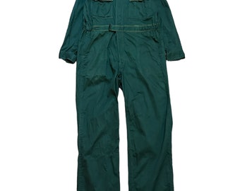 Vintage 90s John Deere Coveralls Green 3large John Deere Trucker