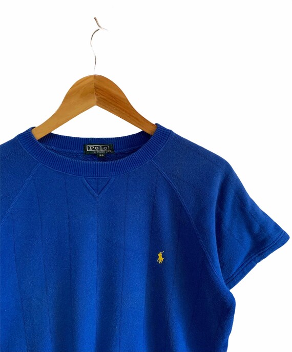 Vintage 90s Polo Ralph Lauren Sweatshirt Short Sleeves Small