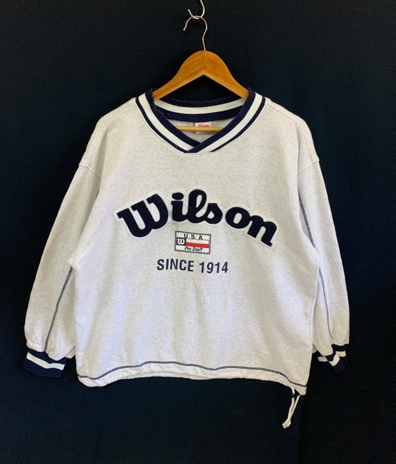 Vintage 90s Wilson Pro Staff Sweatshirt Jumper Pullover Big - Etsy