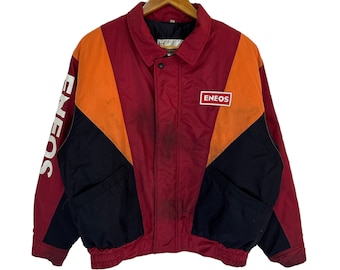 Vintage Eneos Racing Jacket Big Logo Red Jacket - Etsy