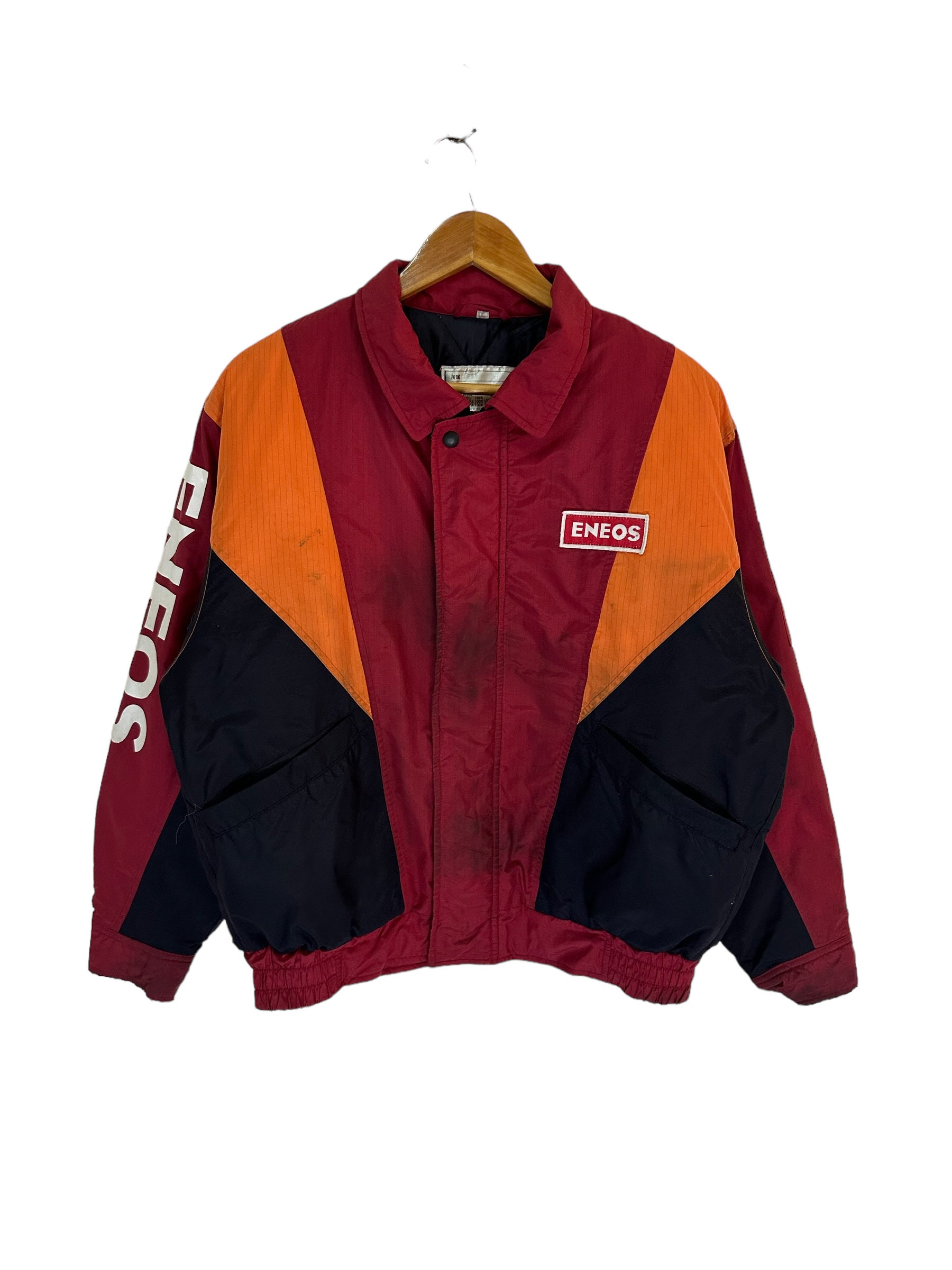 Vintage Eneos Racing Jacket Big Logo Red Jacket - Etsy