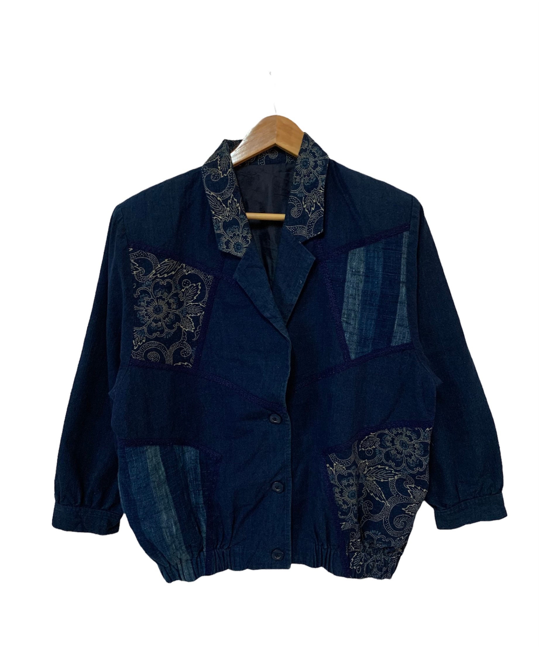 Vintage Indigo Japanese Brand Jacket Blazer Japan Fashion - Etsy