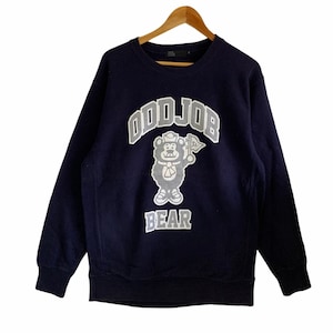 Sudadera vintage Beams Oddjob Bear con logo grande, marca japonesa Beams Hearts, jersey, sudadera de gran tamaño, diseño japonés