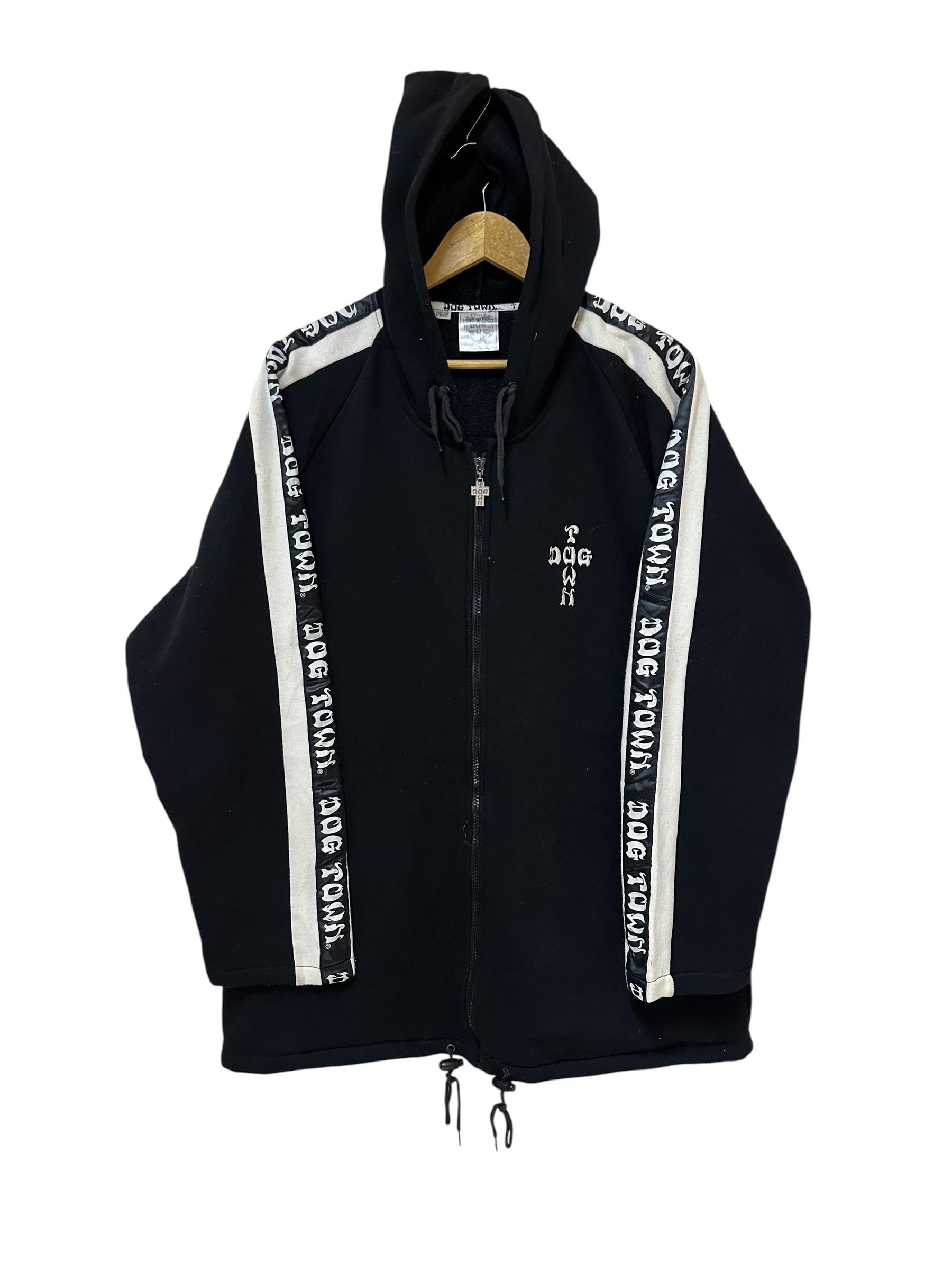 90'S DOG TOWN HOODIE ドッグタウン L Vintage Dog Town Zip up Hoodie: Streetwear Skateboard Sweatshirt