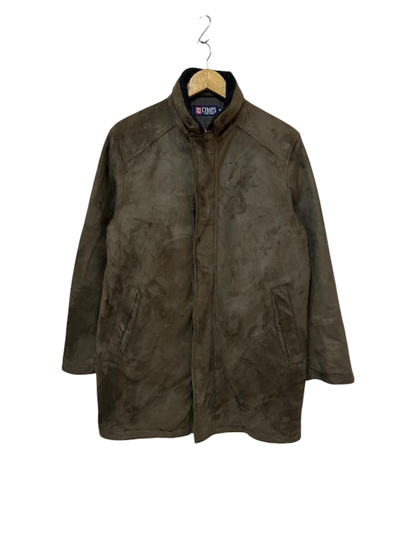 Chaps Ralph Lauren, vintage chaps suede velvet jacket mens chore jacket