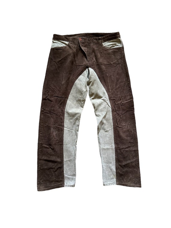 vintage corduroy pants custom rare design - image 1