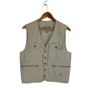 Vintage evenriver vest outdoor life rare design multipocket