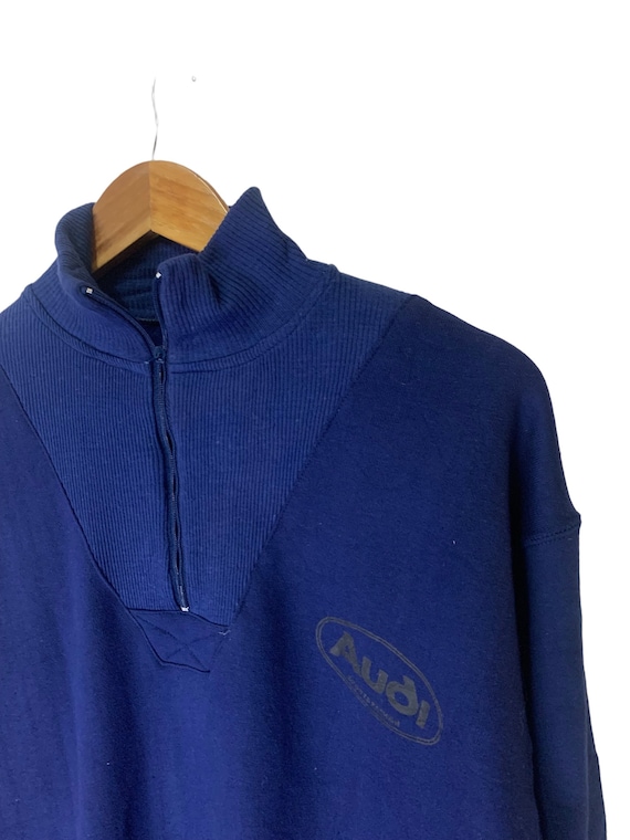 Vintage audi sportmode trui met groot logo trui race sweater Etsy Nederland