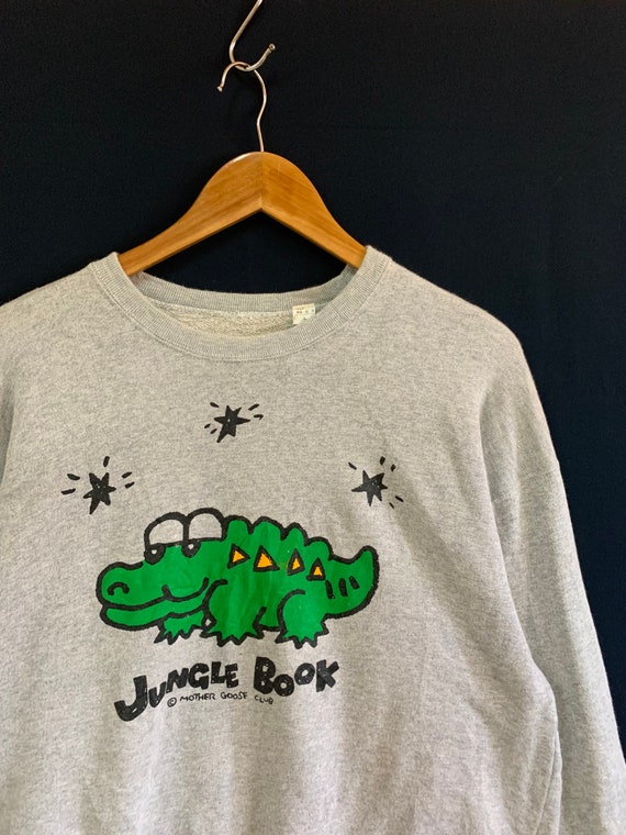 Sudadera vintage libro de la selva madre ganso club sudadera jersey jersey cuello redondo Etsy Espana