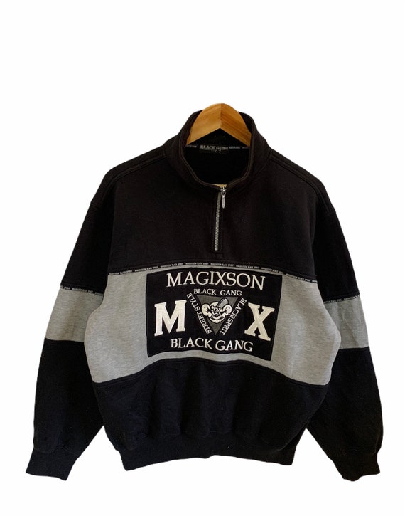 Vintage Black Magixson Big Logo Embroidery Logo 3L Size Black - Etsy