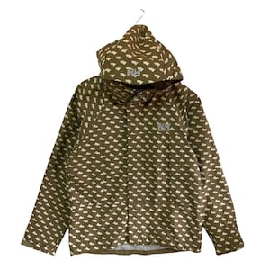 vintage helly hansen windbreaker hoodie condition like new full print
