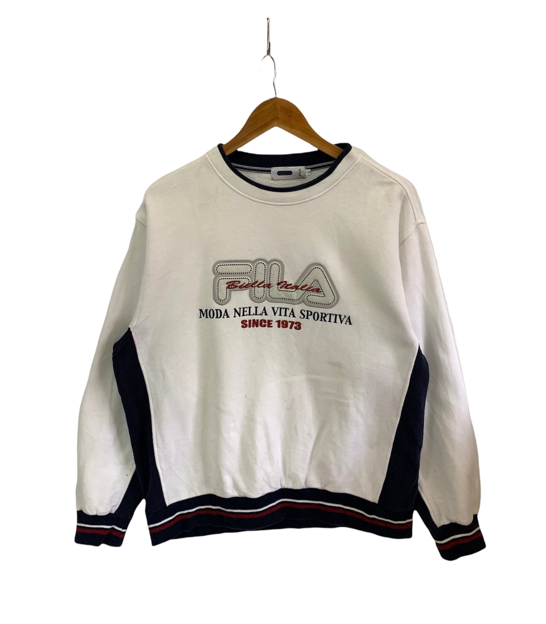 Vintage 90s Fila Sweatshirt Biella 