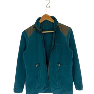vintage foxfire women fleece jacket full zip