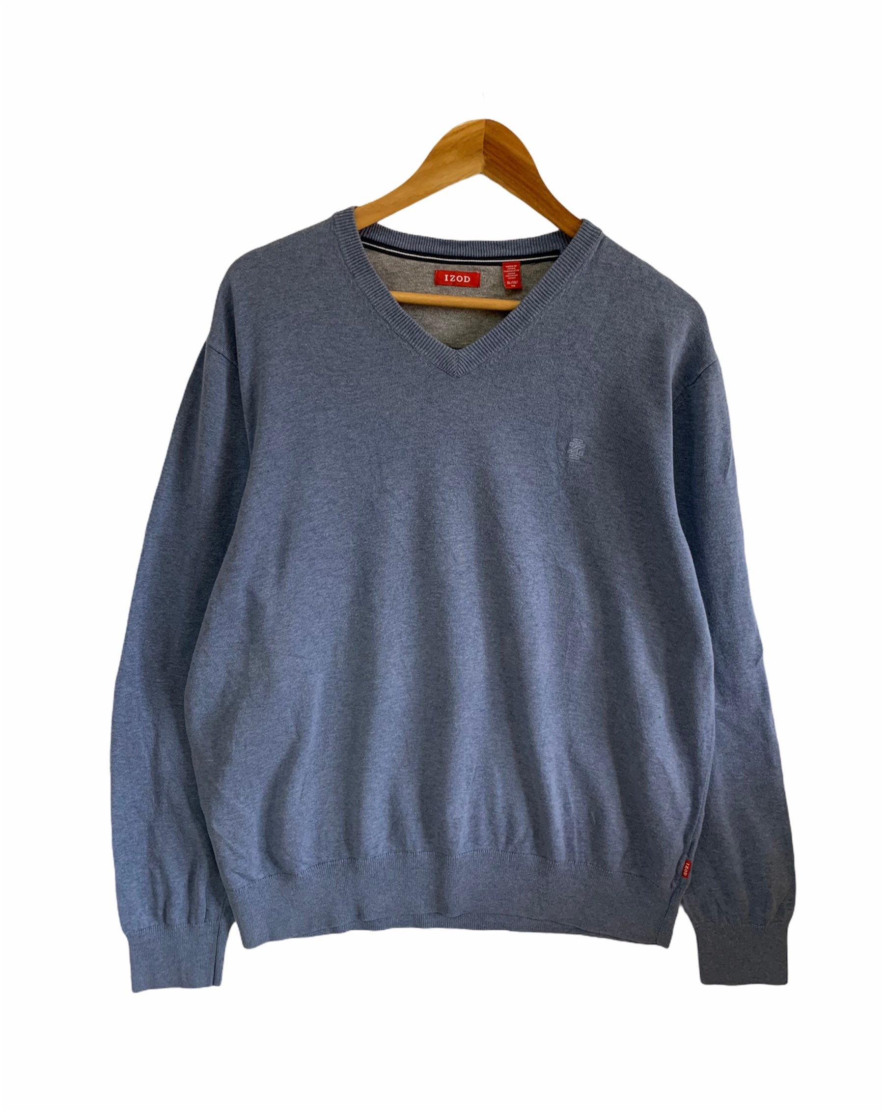 Vintage 90s Izod Sweatshirt V Neck 