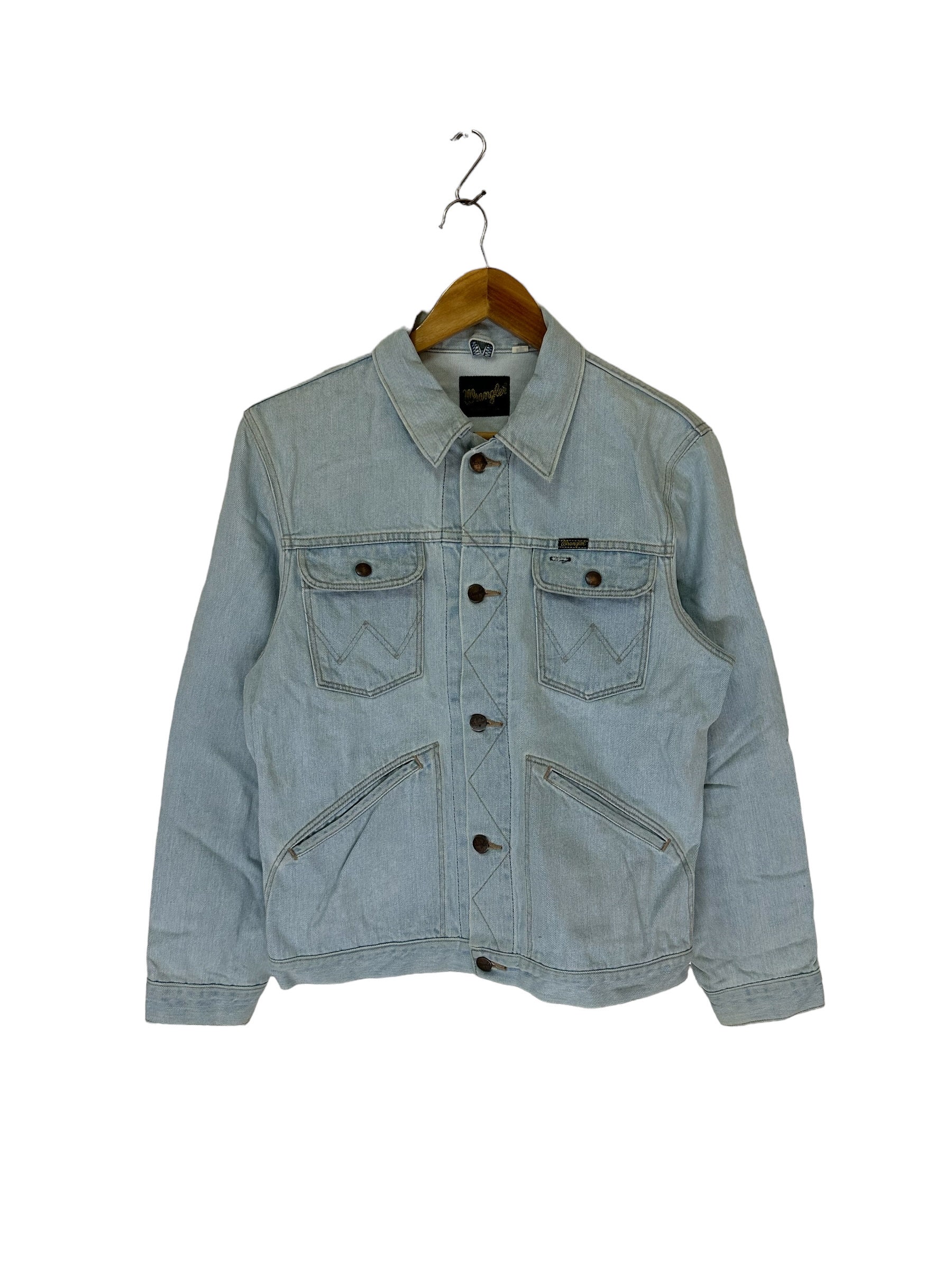 Vintage 90s Wrangler Trucker Jacket Denim Scovill - Etsy