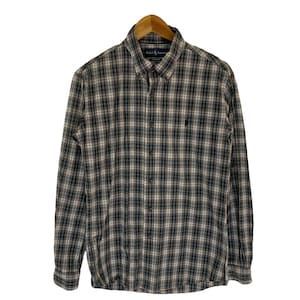 vintage ralph lauren flannel shirts button ups small pony