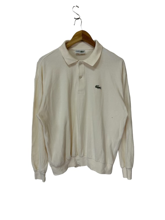 Vintage 90s Lacoste Sweatshirt Small Logo Jumper Pullover Size 4