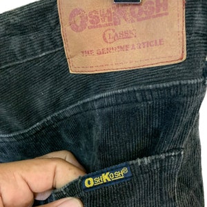 vintage oshkosh corduroy pants mens trousers japan design