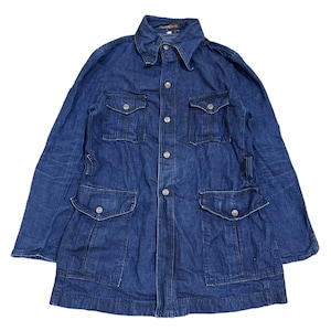 vintage 90s canton denim jacket denim rare fashion american classic jacket double pocket