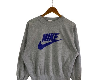 Vintage 90s Nike Swoosh Sweatshirt Small Embroidery Logo - Etsy