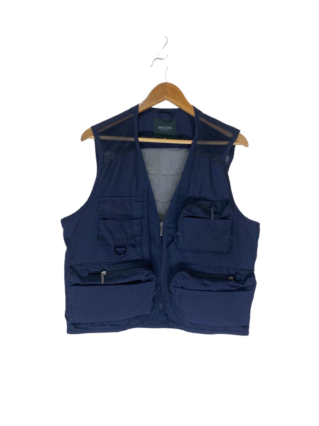 Veste Gilet De Pêche Fenwick Vintage Années 90 - Multipoches - Manches Amovibles - Taille L