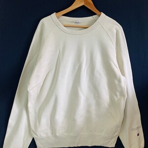 vintage champion windstopper sweatshirt small embroidery logo jumper pullover large mens size 1068/1600 sports sweatshirt