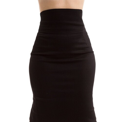 High Waist Bodycon Skirt Minimalist Skirt Sexy Office Skirt - Etsy