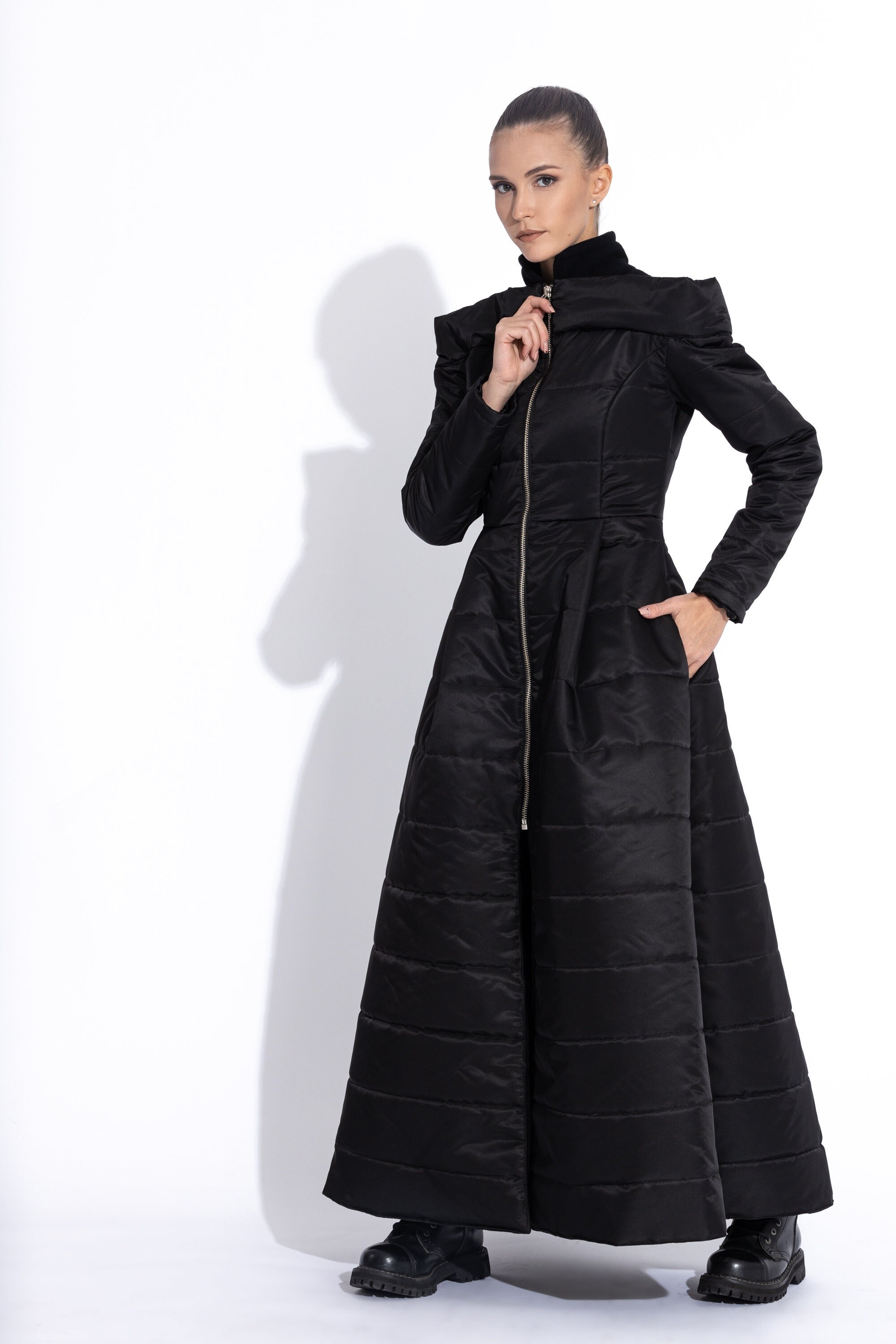 Japanese Winter Jacket Extra Long Jacket Oversized Women - Etsy