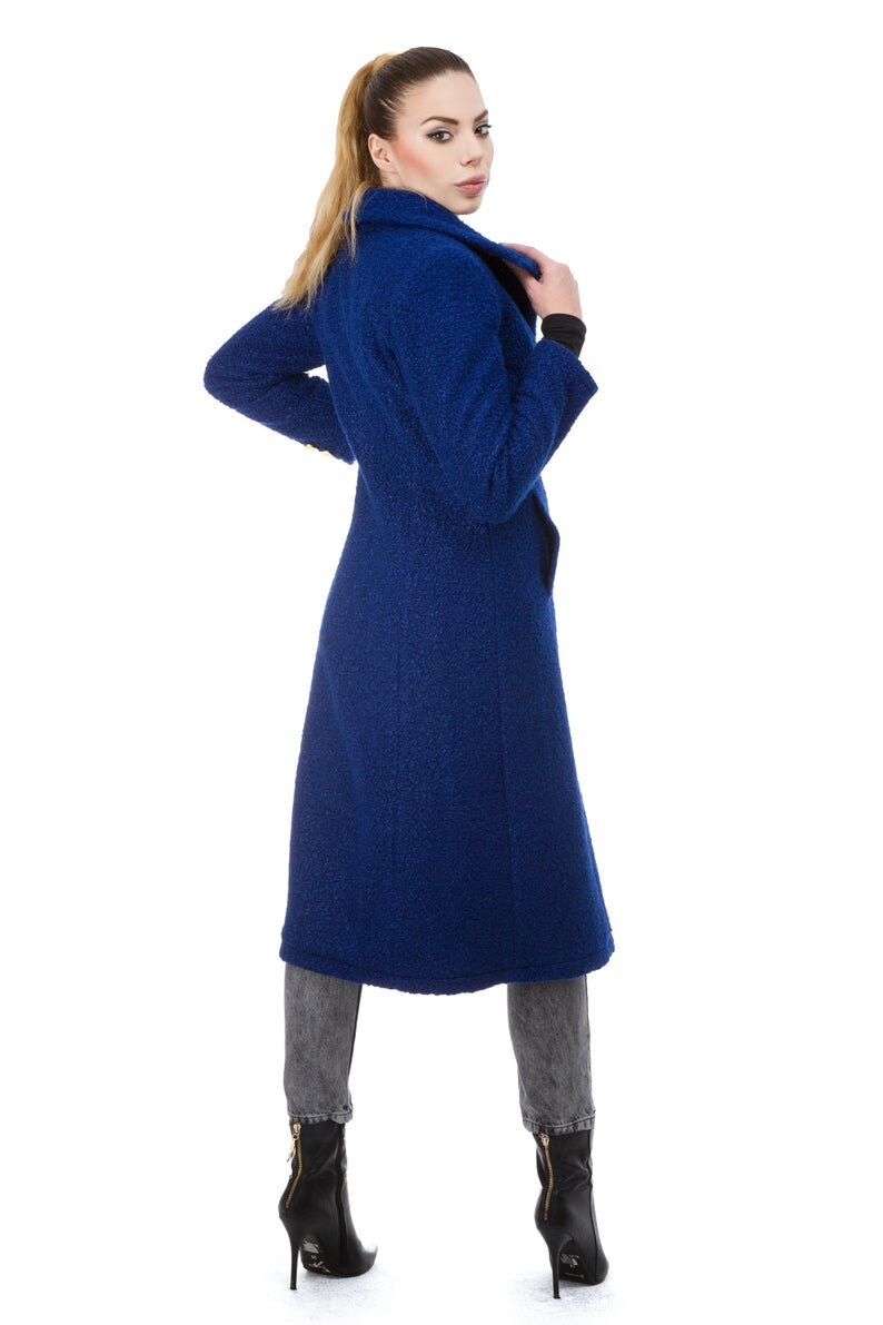 Military Winter Coat Long Woman Cashmere Coat Wool Winter Etsy