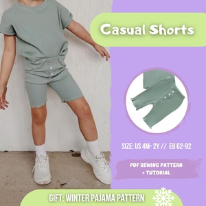 Infant Bike Shorts Sewing Pattern