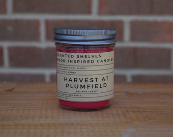 Harvest at Plumfield | Little Women | Book Candle Scent | Book Inspired Candle | Literary Candle | Gift for Reader | Bookworm Gift