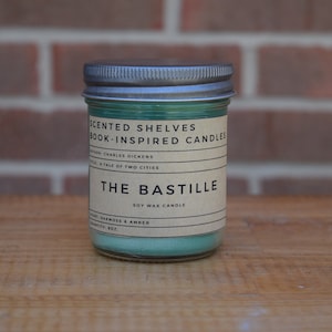 The Bastille | Tale of Two Cities | Book Candle Scent | Book Inspired Candle | Literary Candle | Gift for Reader | Bookworm Gift | Dickens