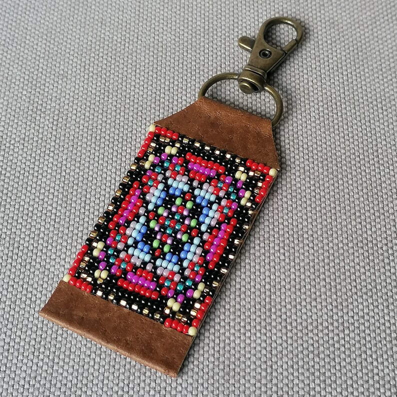 NATIVE AMERICAN KEYCHAIN/Native American Keyring/Navajo Etsy