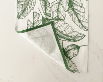 Tea Towel - Banana Palm Leaves