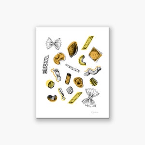 Playful Pasta Art Print