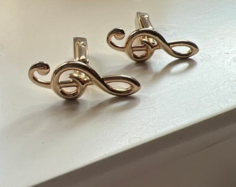 Music Note Cuff Links