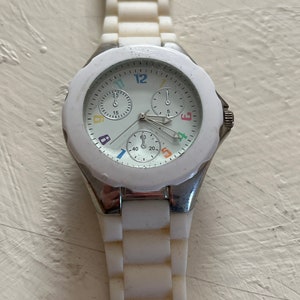Ladies white watch