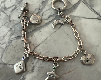 Silver charm Hope fashion necklace