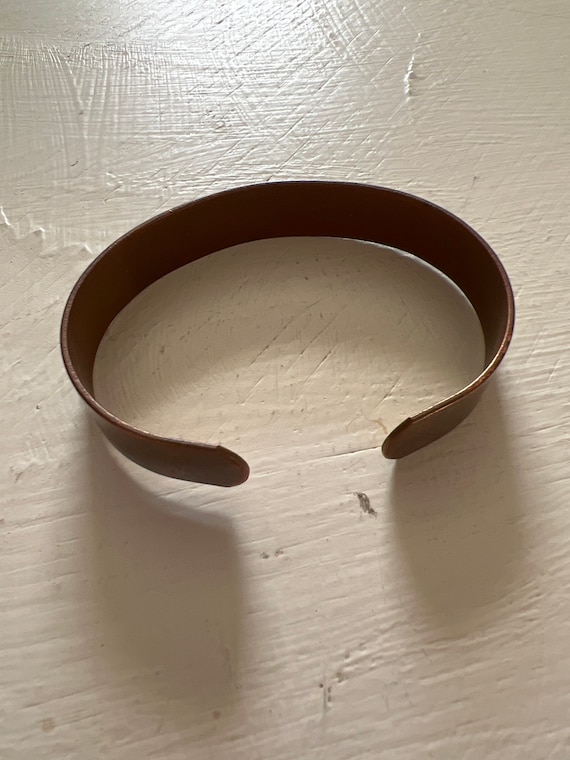 Klizner solid copper bangle bracelet - image 3
