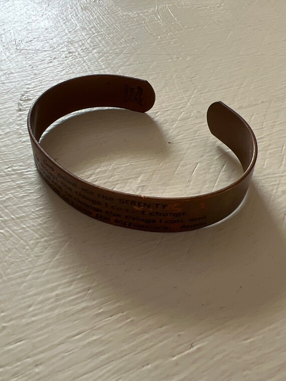 Klizner solid copper bangle bracelet - image 2