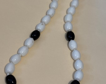 Black and white necklace