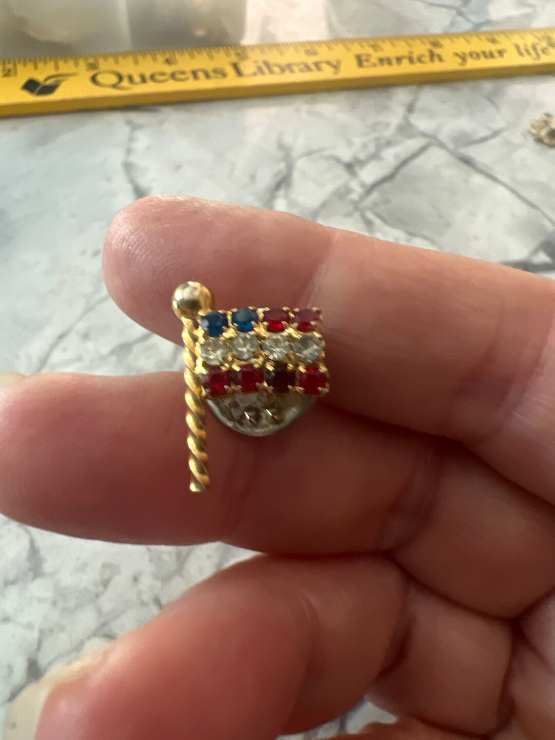 Flag Pin - Etsy