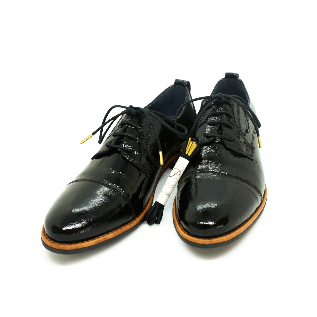 Waxed Cotton Laces Black & Gold Etsy