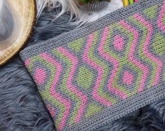 Diamond Tapestry Clutch *** PDF Crochet Pattern Only ***