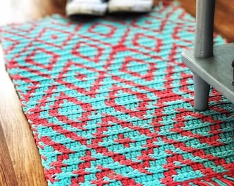 The Rhombus Rug ****Crochet PDF Pattern Only*****
