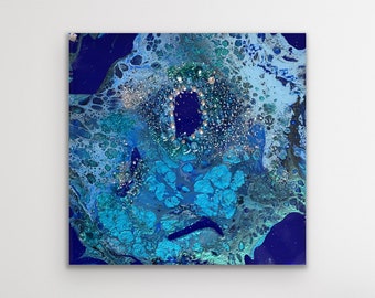 Yummy Beauty Original Abstract Acrylic Painting – Mixed Media Canvas Wall Art