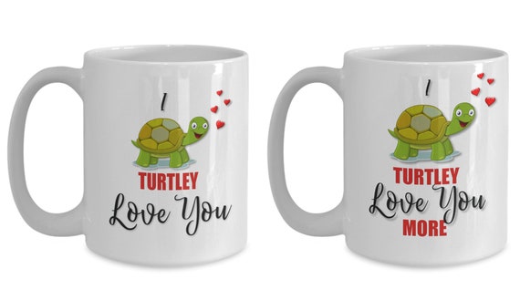 I Turtley Love You Coffee Mug Cozy Ceramic Cup