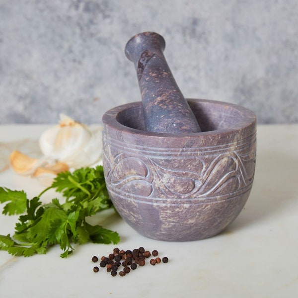 Indian Mortar Pestle Etsy